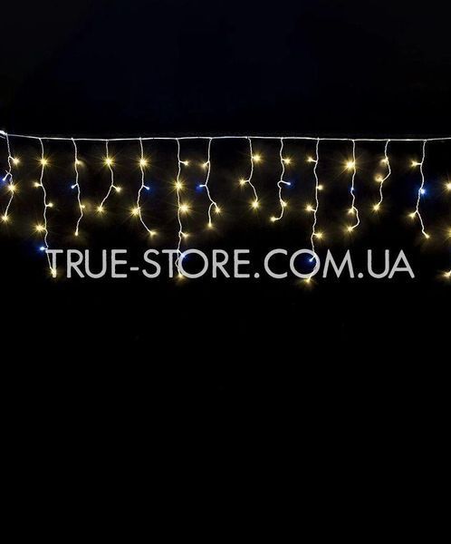 Гірлянда бахрома 200 LED 5 м*0.5м, теплий білий колір 1505-07 фото