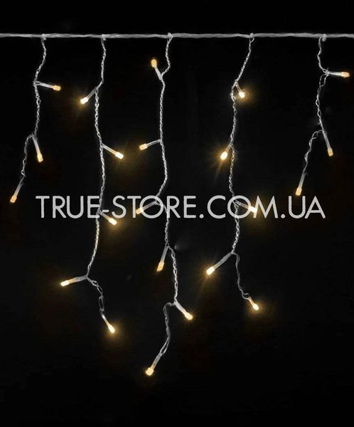 Гірлянда бахрома 200 LED 5 м*0.5м, теплий білий колір 1505-07 фото