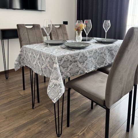 Скатертина тефлонова, водовідштовхувальна, Турецька, WATER PROFF, 220см х 170см прямокут 300130-p3 фото