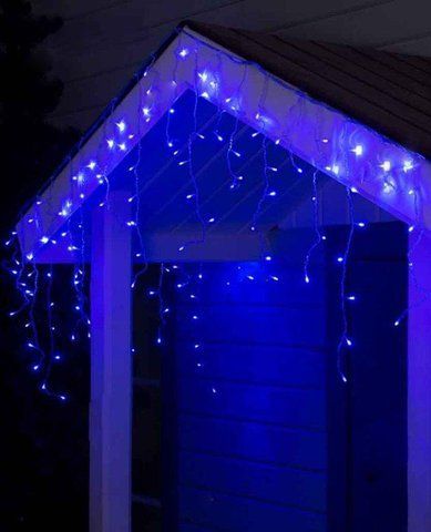 Гірлянда бахрома 200 LED 5 м*0.5м, Синій колір 1505-02 фото