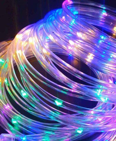 Гірлянда РОСА в трубці нитка 100LED, 220 В, 10 метрів, Мультик колір 1912-01 фото
